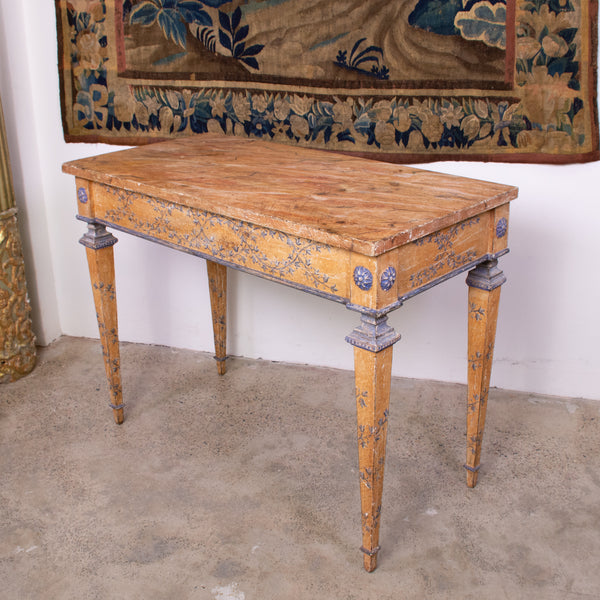 Louis XVI Style Painted Console Table