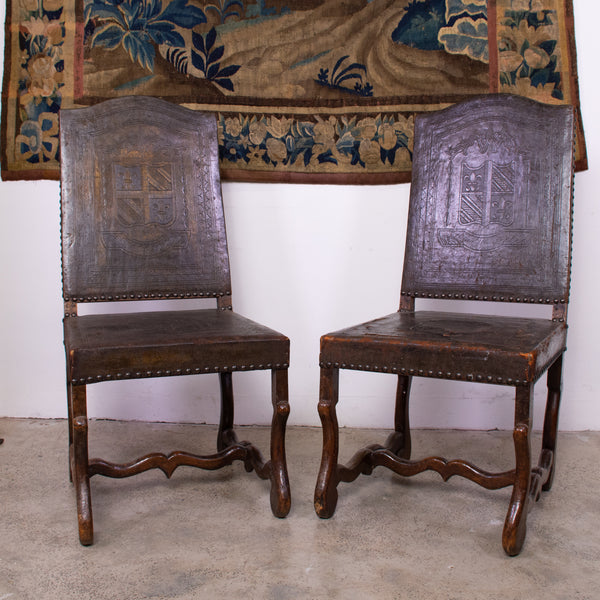 Pair of 19th century Os de Mouton Side Chairs