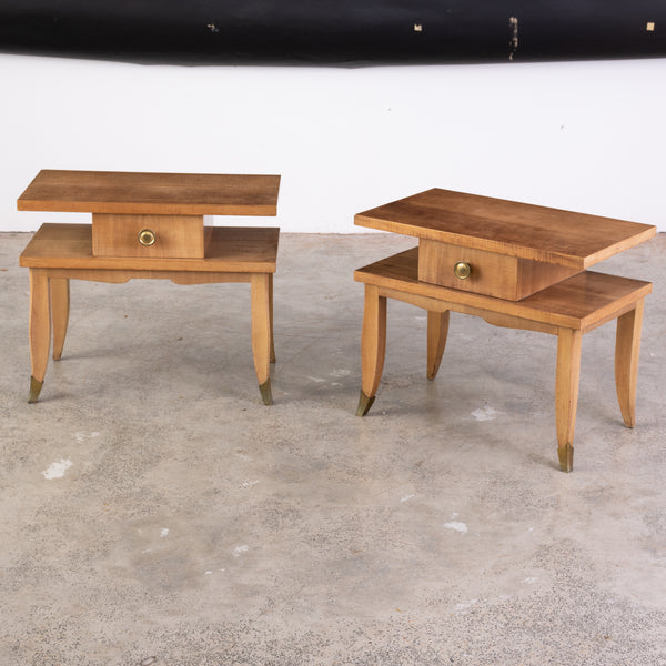 Pair of Italian Bedside Tables in the manner of Andre Arbus