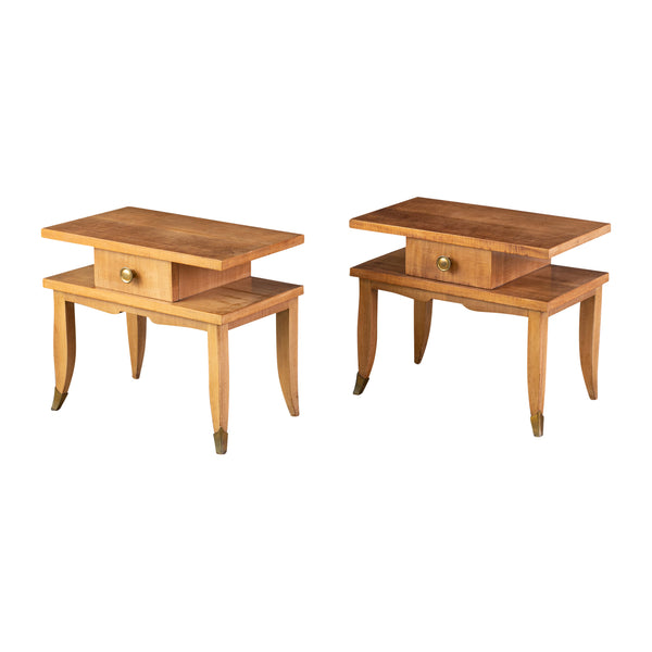 Pair of Italian Bedside Tables in the manner of Andre Arbus