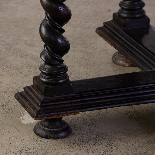 Louis Ebonised XIII Centre Table