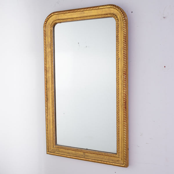Louis Philippe Giltwood Mirror with Rope Twist Edge