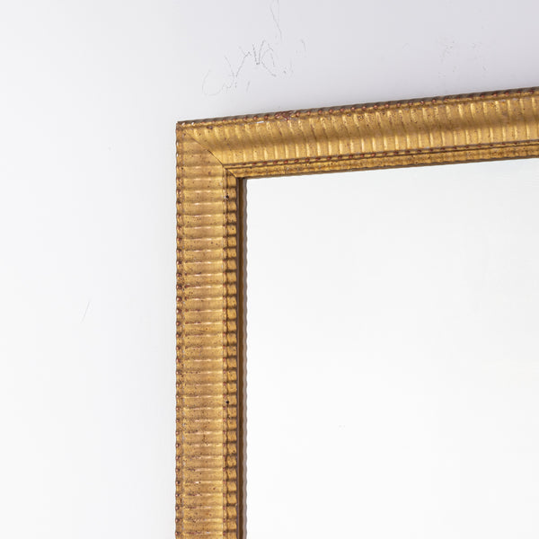 Louis XVI Giltwood Mirror with Crimpled Edge
