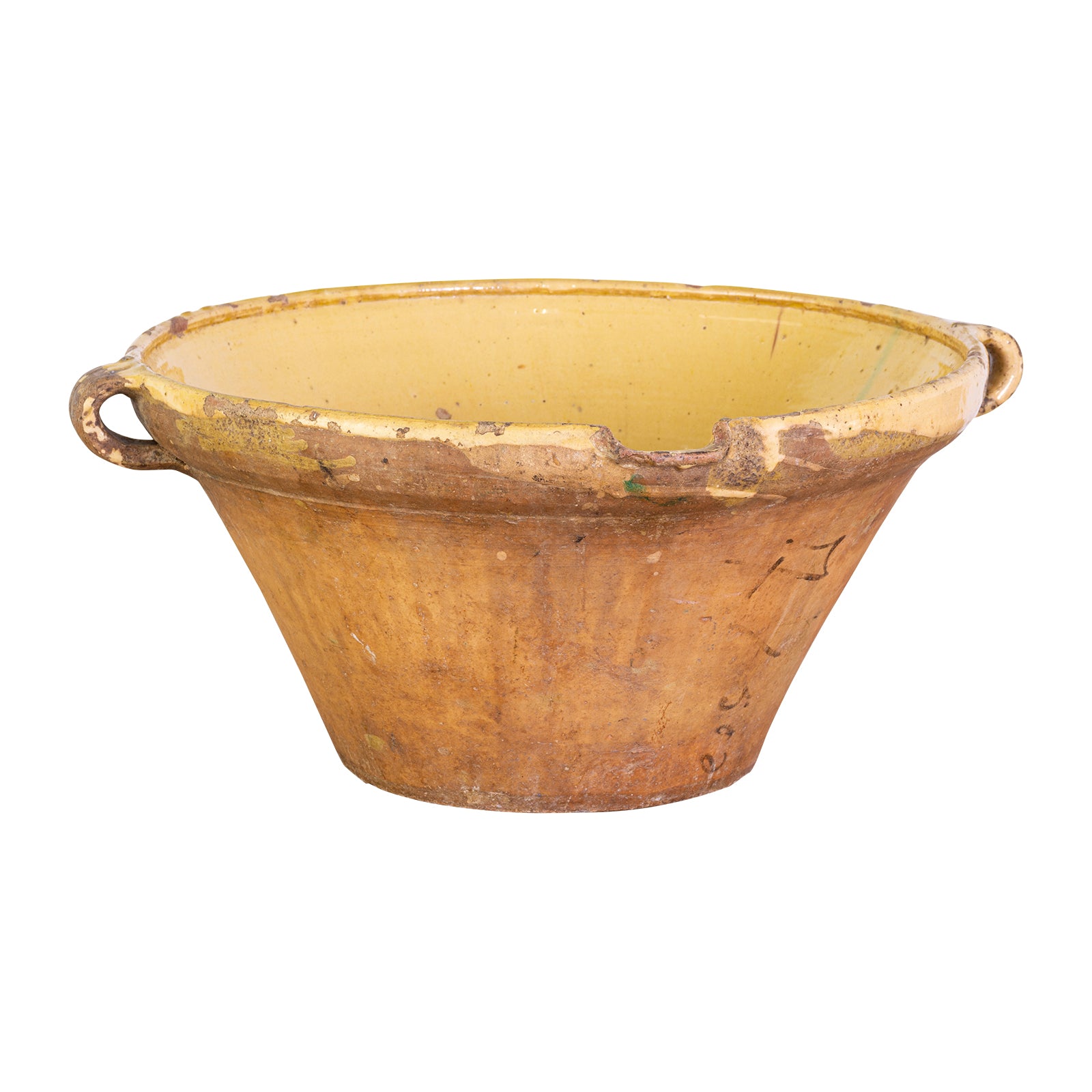 Antique Yellow Glazed Tian Bowls