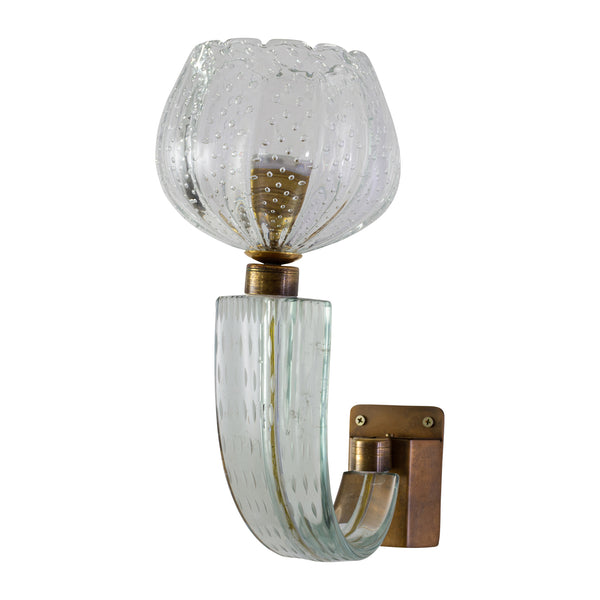 A Bullicante Murano Wall Sconce