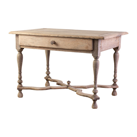 19th century French Provincial Scrubbed Side Table