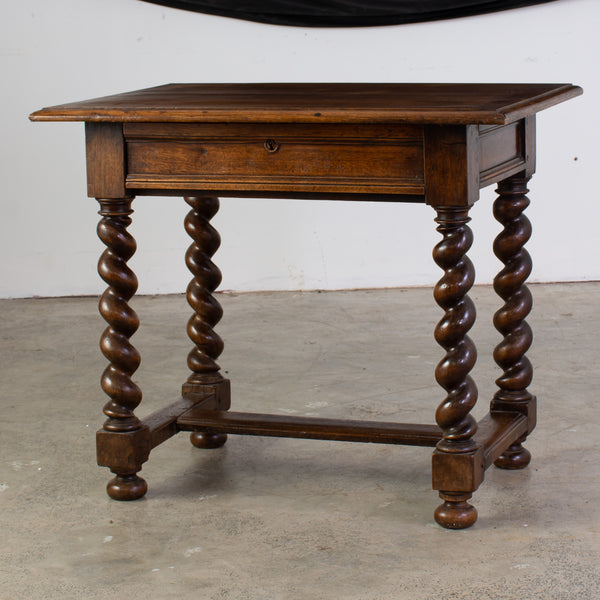 Louis XIII Style Walnut Side table