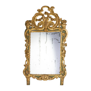 A Louis XV Rococo Giltwood Mirror