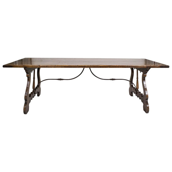 A Spanish Style Oak Dining Table