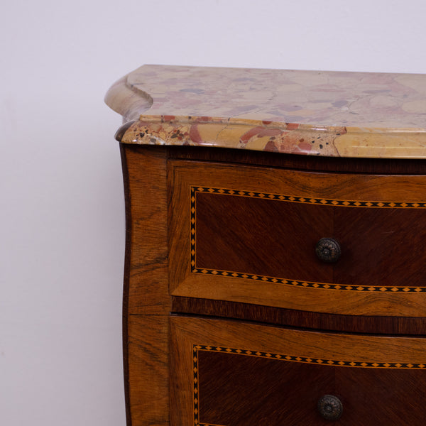 Pair of Louis XV style Walnut  Bedside Tables