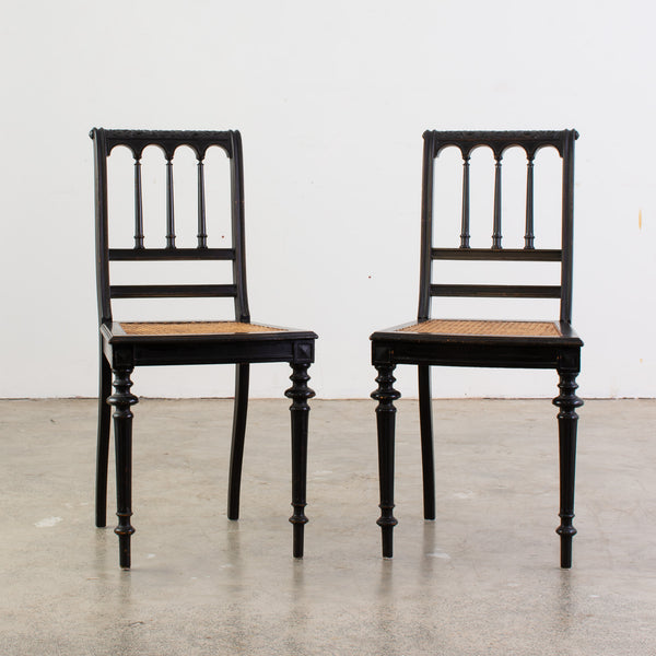 Pair of Napoleon III Side Chairs