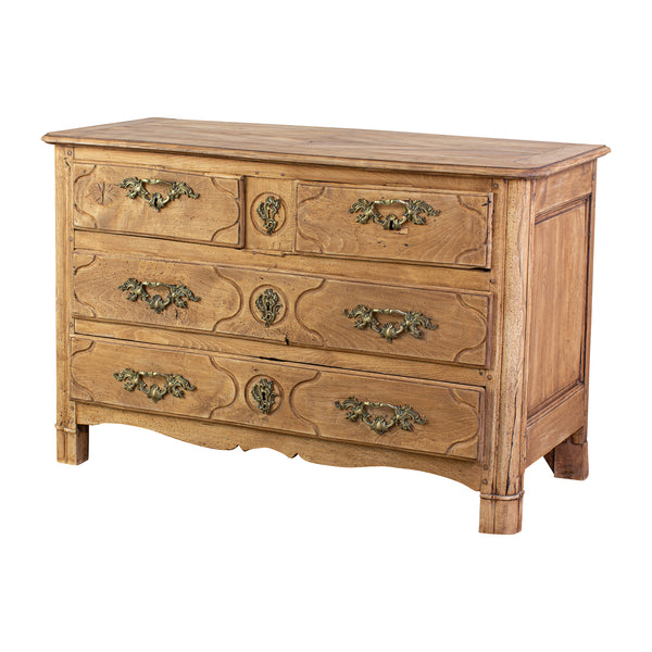 A Bleached Provinical Cherrywood Commode