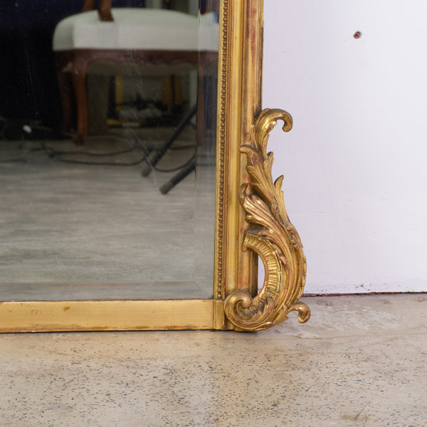 A Fine 19th Century Louis XV Style Giltwood Mirror