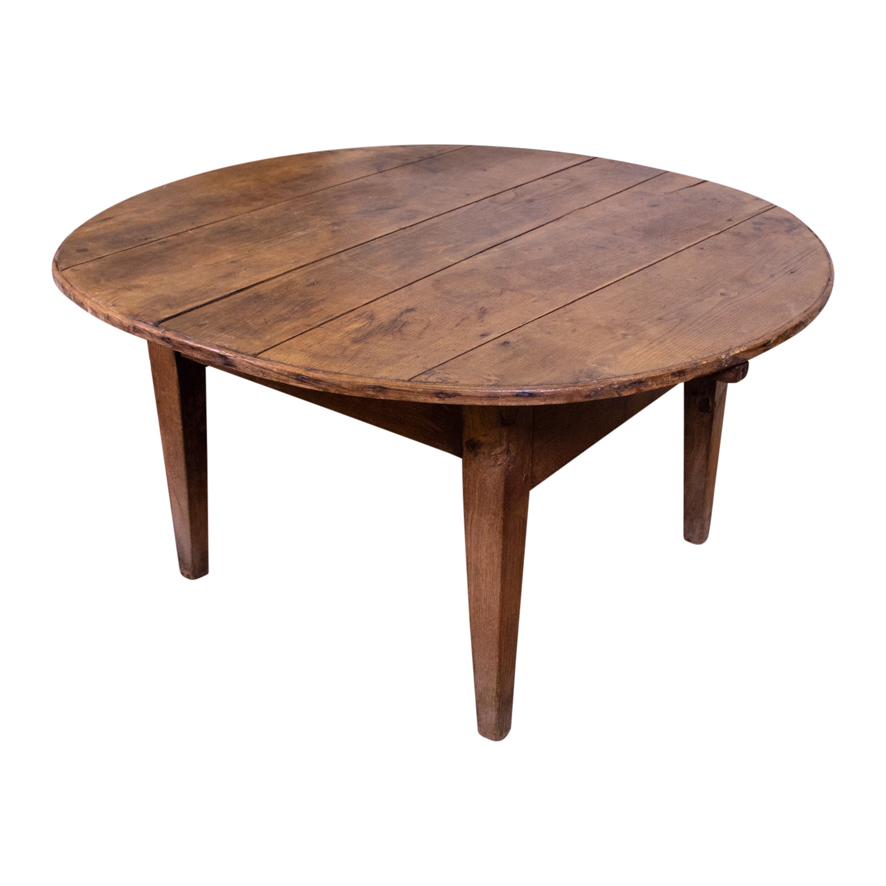 19th Century Fruitwood Circular Table 