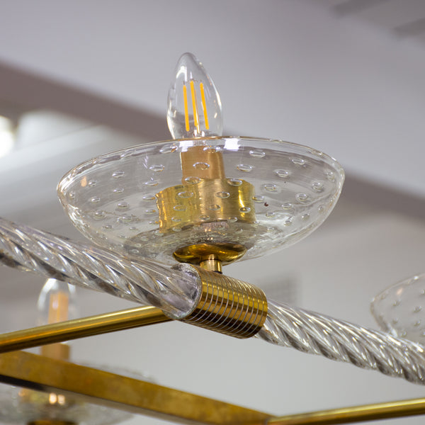 1960s Barovier and Toso Chandelier