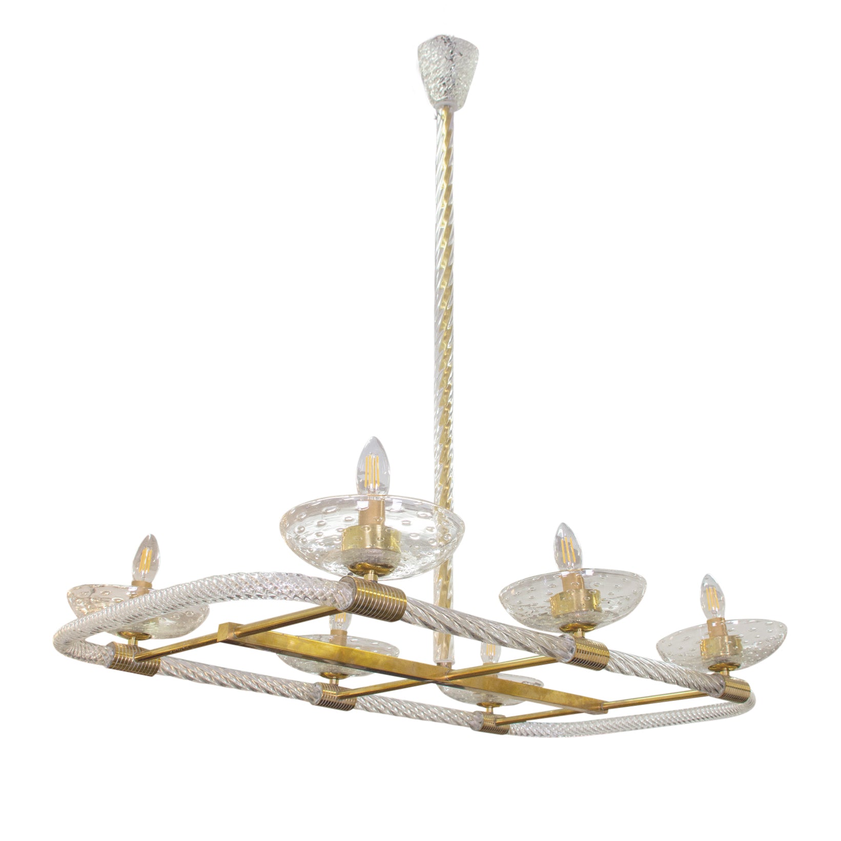 1960s Barovier and Toso Chandelier