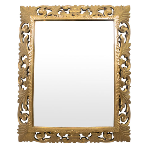 Henri II Style Giltwood Cushion Mirror