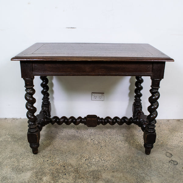 A 19th Century Louis XIII Style Oak Side Table