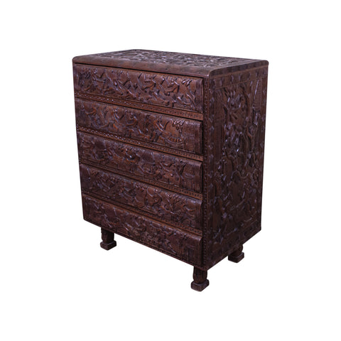 Unusual African Chest of Drawers