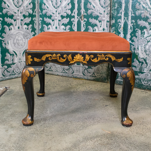 A Chinoserie Decorated Stool