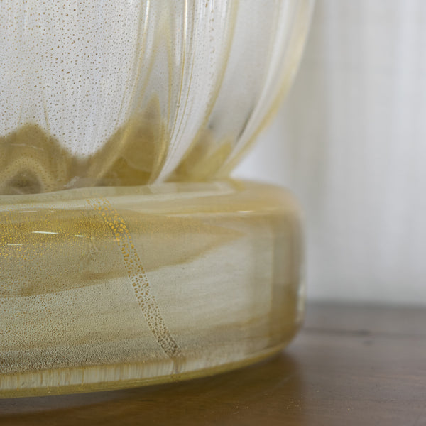 An “Avventurina” Murano Glass Vase by Seguso Vetri d'Arte