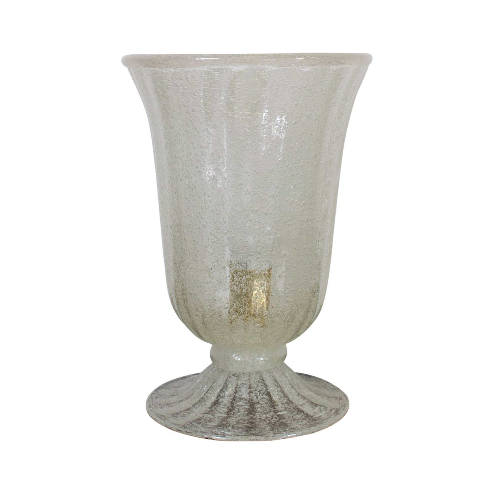 A Frosted Murano Floor Lamp