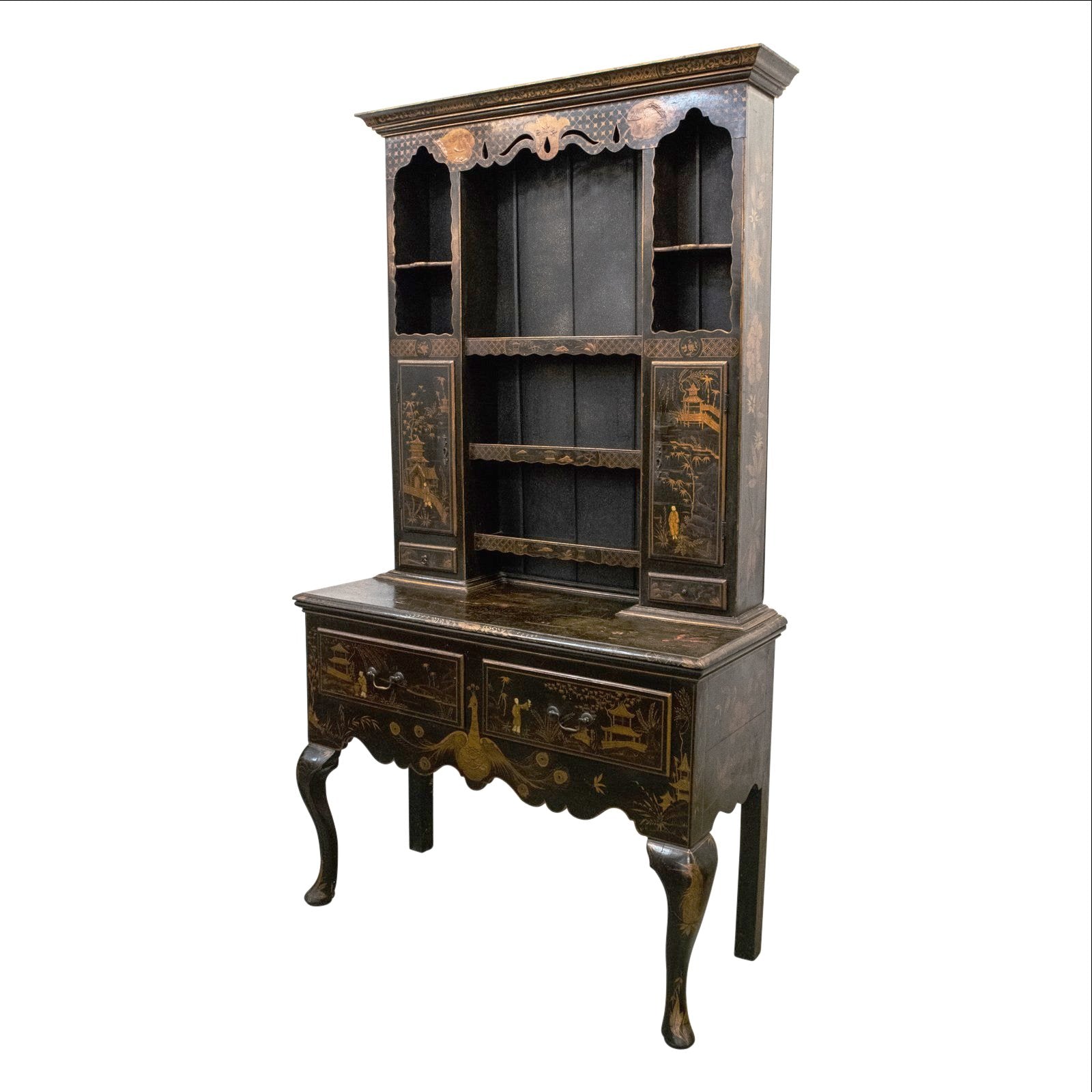 Antique Chinoserie Welsh Dresser