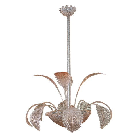 A Fountain Chandelier Attributed to Barovier & Toso