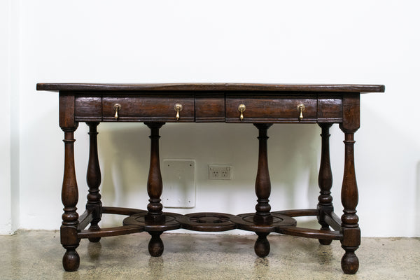 A Charles II Chestnut Low Dresser