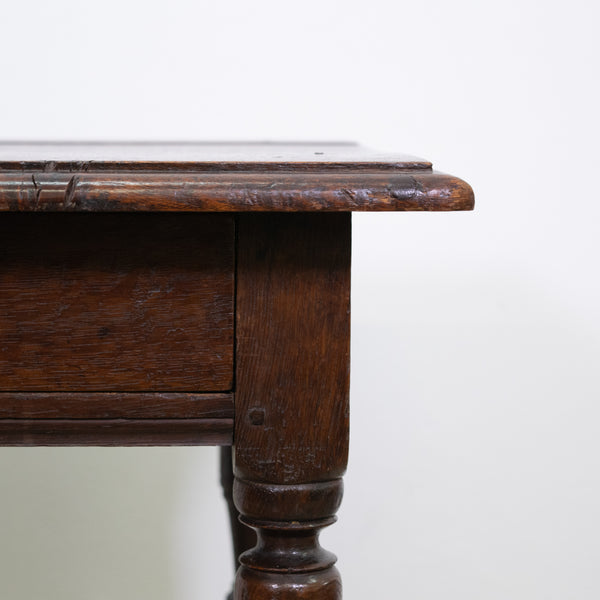 French 19th Century Oak Side Table