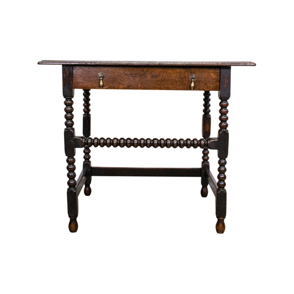 William and Mary Oak Side Table