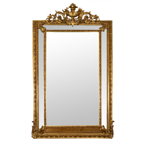 A Late 19th Century Louis XVI Style Mirror