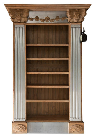 Neo-Classical Pine Bookcase