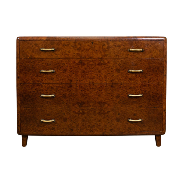 Art Deco Burr Walnut Chest of Drawers