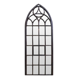 Cast Iron Gothic Mirror