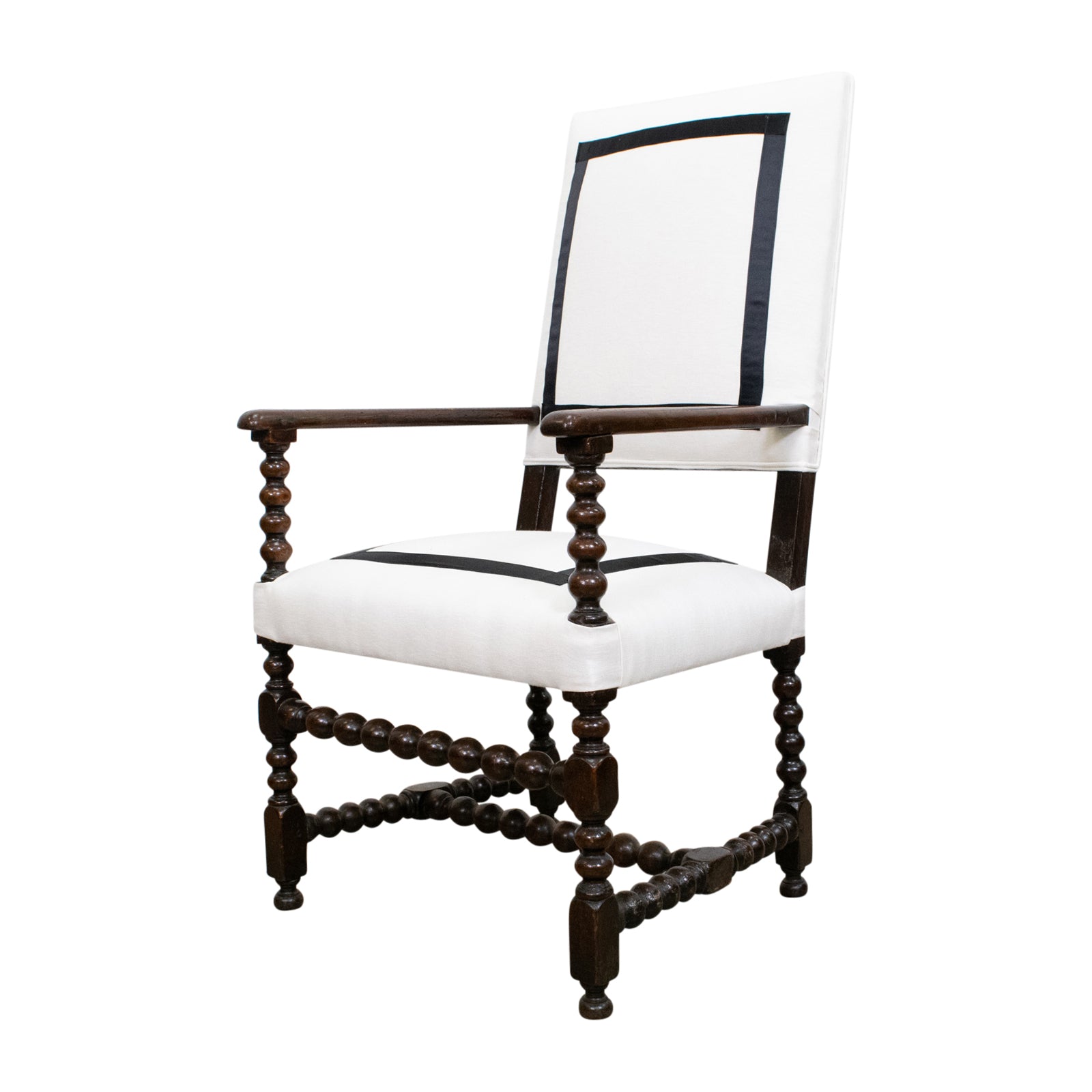 19th Century French High Back Armchair