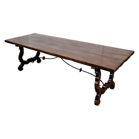 A 18th Century Style Spanish Walnut Dining table
