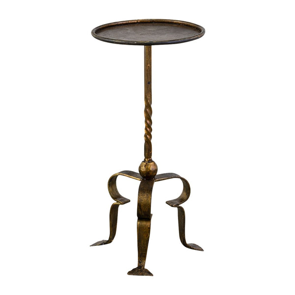 A Set of Three Wrought Iron Spanish Martini Tables