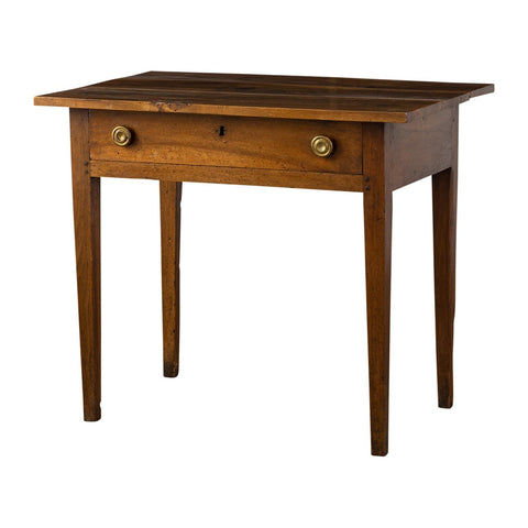 A Small Provinicial Cherrywood Side Table