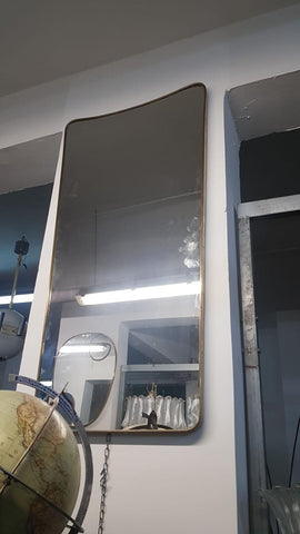 Gio Ponti Brass Framed Mirror