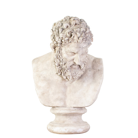 A Subtantial Plaster Bust of Farnese Hercules