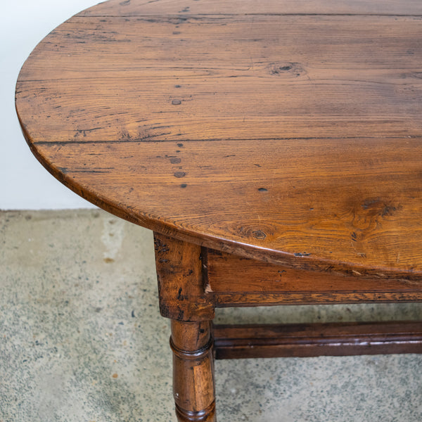 18th/19th Century Oak Side Table with single drawer