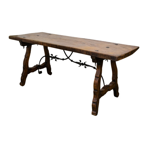 Spanish late 19th Century Oak Table