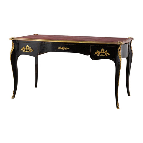 Louis XV Ebonised Bureau Plat