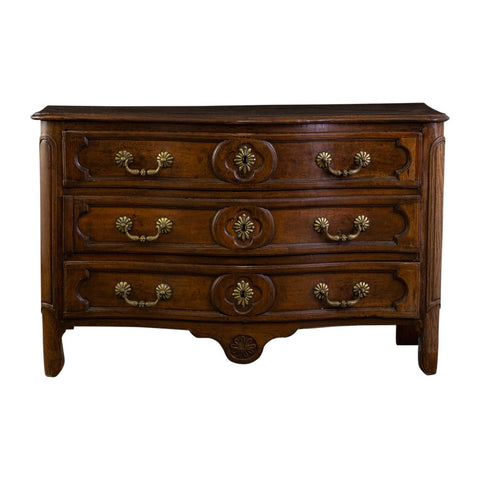 A Louis XV Provinical Walnut Commode