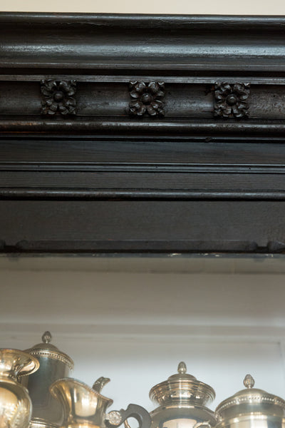 A Substantial  Ebonised French Provincial Bookcase