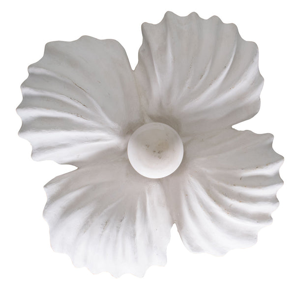 A Plaster Shell Pendent in the style of Jean Charles Moreux