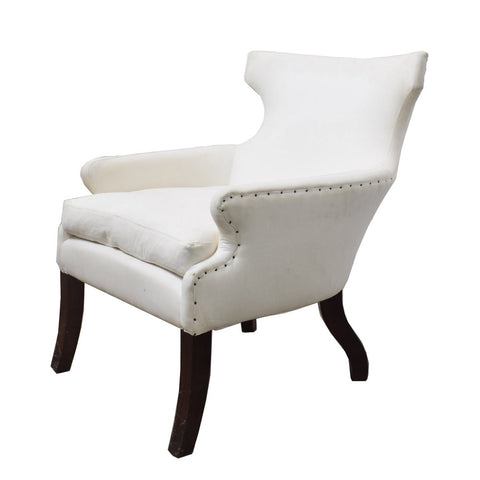 An upholstered Gustavian Style Armchair