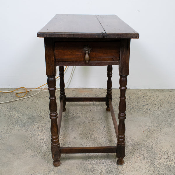 19th Century English Oak Side Table