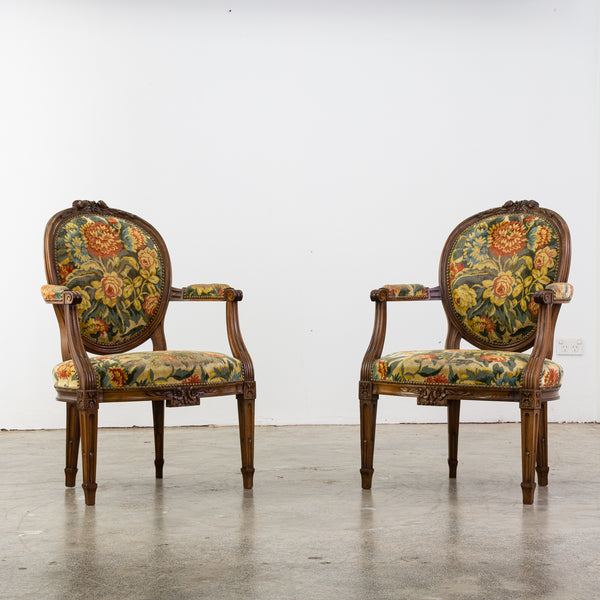 Pair of Louis XV Style Side chairs
